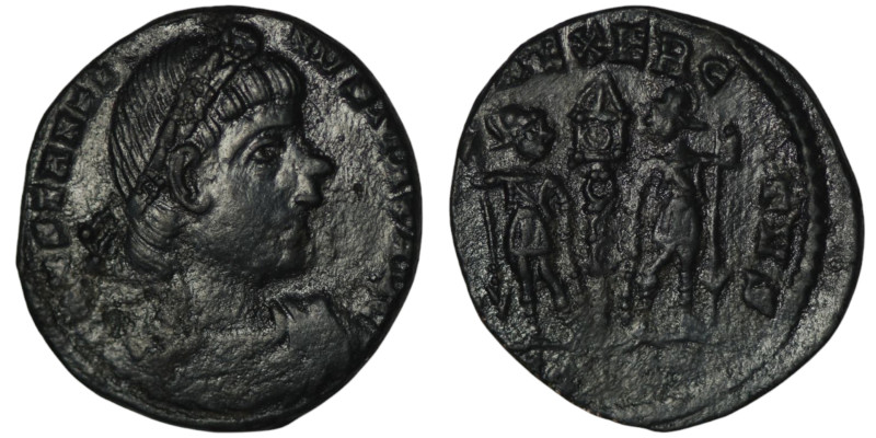 Constantine I 'the Great' (AD 307/10-337)
AE Follis (16mm, 1,58g)

Repatinated