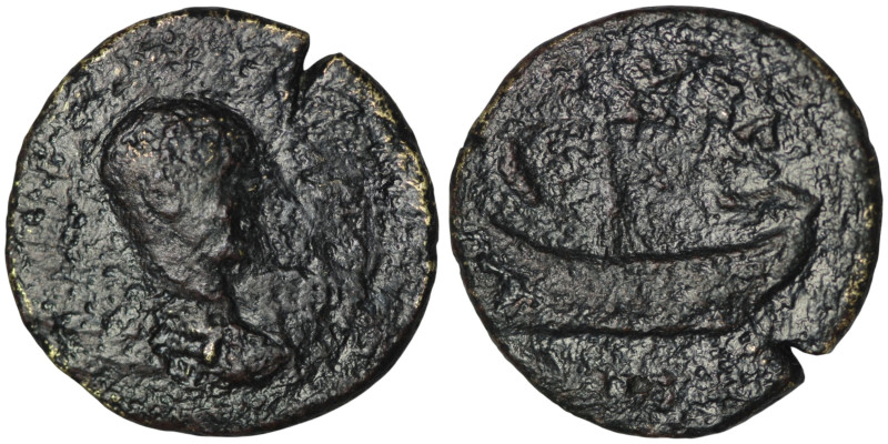 THRACE. Byzantium. Diadumenian, as Caesar (AD 217-218)
AE Bronze (24mm, 7,08g)

...
