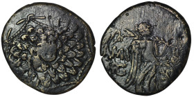 PONTOS. Amisos. Time of Mithradates VI Eupator. (Circa 85-65 BC).
AE Bronze (23mm, 6,97g)

Repatinated