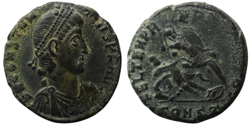 Constantius II (AD 337-361). Constantinople
AE Follis (18mm, 3,35g)
