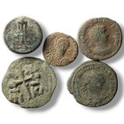 5 pieces mixed coins / SOLD AS SEEN, NO RETURN!
