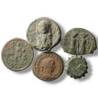 5 pieces mixed coins / SOLD AS SEEN, NO RETURN!