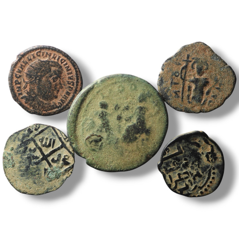 5 pieces mixed coins / SOLD AS SEEN, NO RETURN!