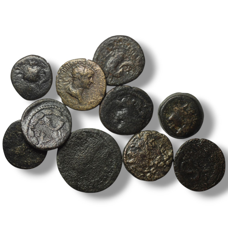 10 pieces mixed coins / SOLD AS SEEN, NO RETURN!

Repatinated