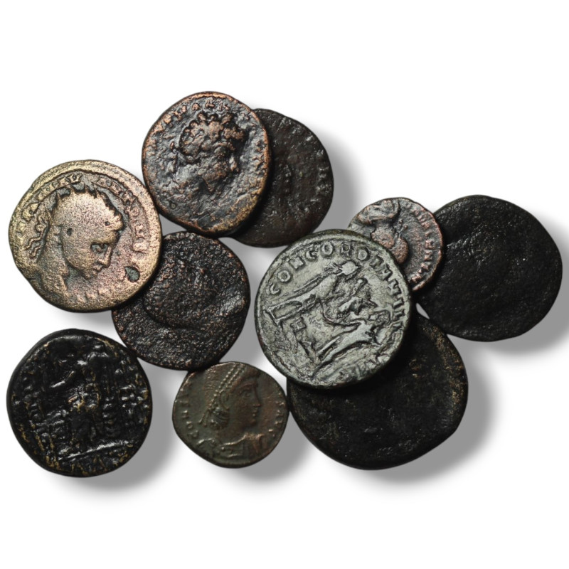 10 pieces mixed coins / SOLD AS SEEN, NO RETURN!

Repatinated