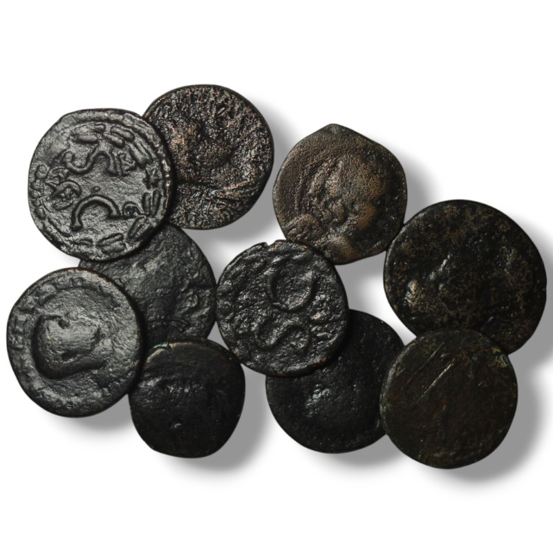 10 pieces mixed coins / SOLD AS SEEN, NO RETURN!

Repatinated