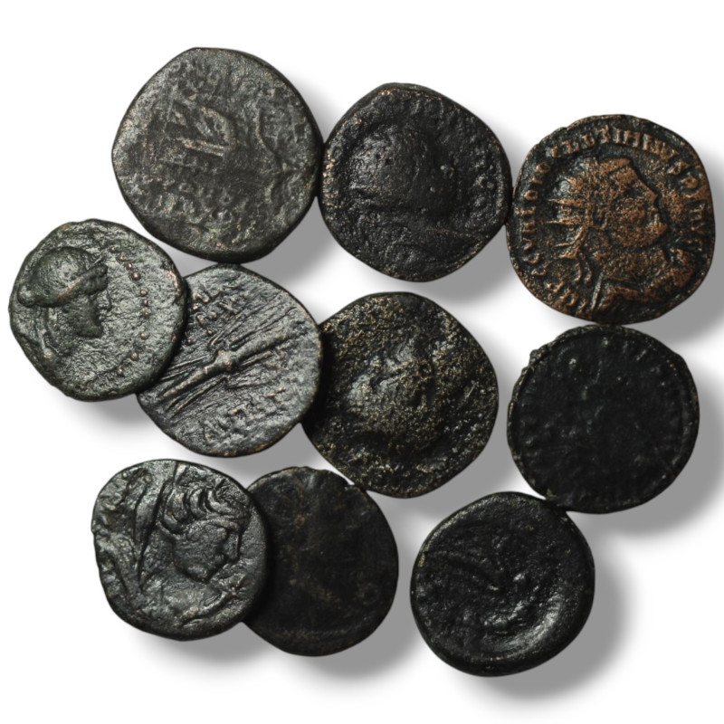 10 pieces mixed coins / SOLD AS SEEN, NO RETURN!

Repatinated