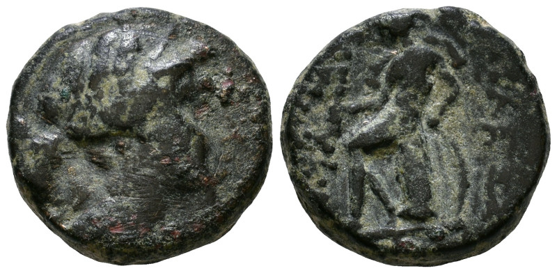 SELEUKID KINGDOM. Antioch. Seleukos III Soter (Keraunos). 226-223 BC. Obv: Head ...