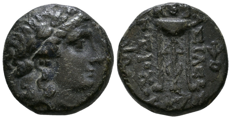 SELEUKID KINGDOM. Antiochos II Theos. 261-246 BC. Sardes. Obv: Laureate head of ...