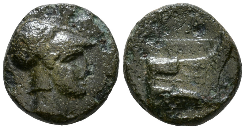 KINGS of MACEDON. Demetrios I Poliorketes. 306-283 BC. Uncertain mint in Caria(?...