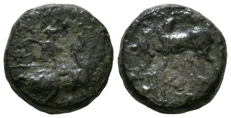 IONIA. Magnesia ad Maeandrum. Circa 300-200 BC. Uncertain magistrate. Obv: Armed...
