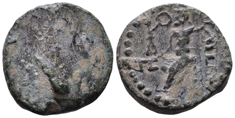 CILICIA. Tarsos. Circa 164-27 BC. Obv: Filleted club; monogram to left and right...
