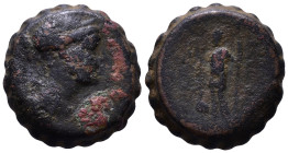 SELEUKID KINGDOM. Seleukos IV Philopator. 187-175 BC. Obv: Bust of Artemis right, wearing stephane, quiver over shoulder. Rev: BAΣΙΛΕΩΣ ΣΕΛΕΥΚΟΥ Artem...