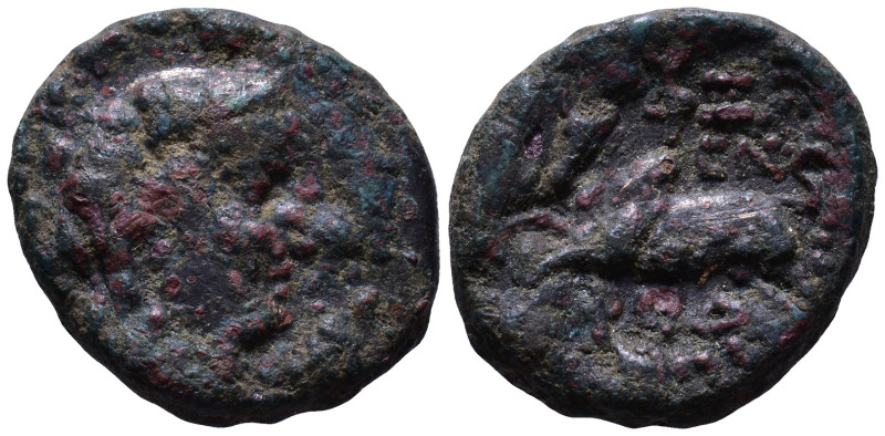 PHOENICIA. Arados. 94-21 BC. Year 174 (86/5 BC). Obv: Diademed and draped bust o...