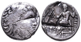 KINGS of MACEDON. Contemporary imitation ? AR 16mm, 2,71g Various testcuts