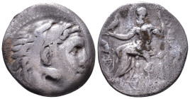KINGS of MACEDON. Uncertain Drachm AR 19mm, 4,00g