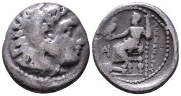 KINGS of MACEDON. Alexander III 'the Great'. 336-323 BC, Miletus, 325-323 BC. Drachm AR Obv: Head of Herakles right, wearing lion skin. Rev: ΑΛΕΞΑΝΔΡΟ...
