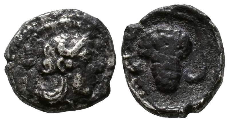 CILICIA. Soloi. Circa 350-330 BC. Obv: Head of Athena to right, wearing crested ...