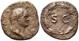 SYRIA. Seleucis and Pieria. Antioch. Titus, as Caesar. 69-79 AD. Rome mint. Struck 74 AD. Dupondius. Obv: T • CAES • IMP • TR • POT Laureate head righ...