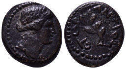 SYRIA. Seleukis and Pieria. Antioch. Pseudo-autonomous issue, time of Nero, 54-68 AD. Obv: Laureate and draped bust of Apollo right. Rev: ANTIOX ET EI...