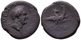 MYSIA. Parium. Vespasian. 69-79 AD. Obv: VESPASIANVS CAESAR Laureate head of Vespasian to right. Rev: AVGVSTVS Capricorn to right. RPC II, 887. SNG Fr...