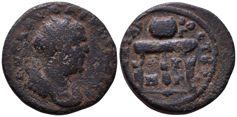 CILICIA. Anazarbus. Valerian I. 253-260 AD. Obv: ΑΥΤ Κ ΟΥΑΛΕΡΙΑΝΟϹ Laureate, dra...