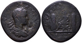 CAPPADOCIA. Caesarea. Severus Alexander. 222-235 AD. Year 3 (223/4 AD). Obv: ΑΥ Κ ϹΕΟΥΗΡΟϹ ΑΛΕΞΑΝΔΡΟϹ [ ]; Laureate and draped bust of Severus Alexand...