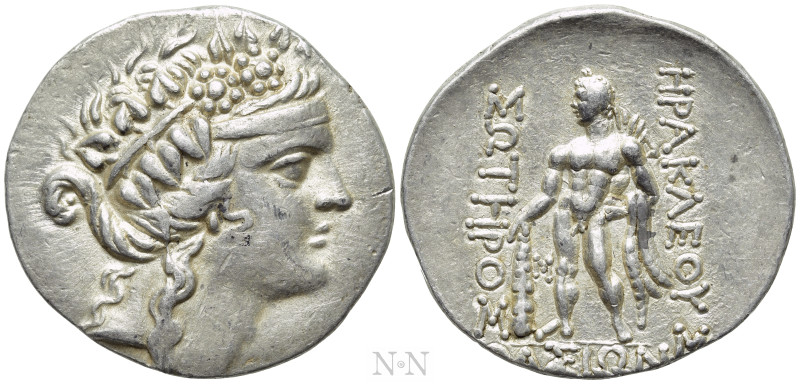 THRACE. Thasos. Tetradrachm (Circa 148-90/80 BC). 

Obv: Head of Dionysos righ...