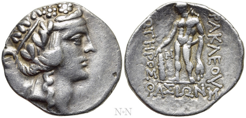 THRACE. Thasos. Tetradrachm (Circa 90-75 BC). Imitative series. 

Obv: Head of...