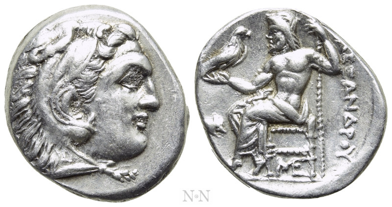 KINGS OF MACEDON. Alexander III 'the Great' (336-323 BC). Drachm. Lampsakos. 
...