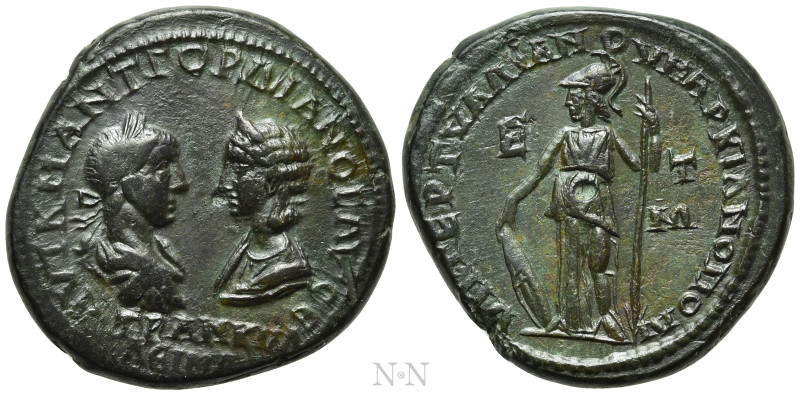 MOESIA INFERIOR. Marcianopolis. Gordian III, with Tranquillina (238-244). Pentas...
