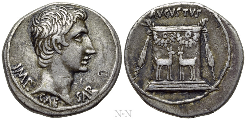AUGUSTUS (27 BC-14 AD). Cistophorus. Ephesus. 

Obv: IMP CAESAR. 
Bare head r...