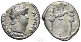 NERO (54-68). Denarius. Rome