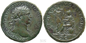 TRAJAN (98-117). Sestertius. Rome
