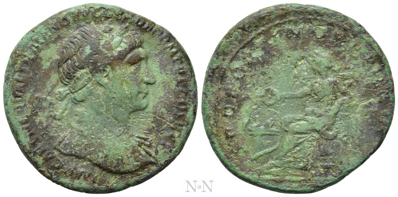 TRAJAN (98-117). As. Rome. 

Obv: IMP CAES NERVAE TRAIANO AVG GER DAC P M TR P...