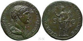 TRAJAN (98-117). Sestertius. Rome