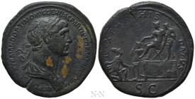 TRAJAN (98-117). Sestertius. Rome