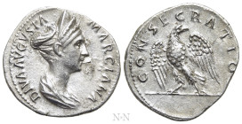 DIVA MARCIANA (Died 112/4). Denarius. Rome