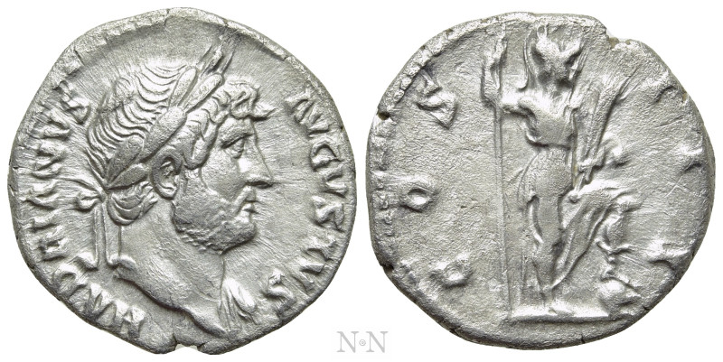 HADRIAN (117-138). Denarius. Rome. 

Obv: HADRIANVS AVGVSTVS. 
Laureate bust ...