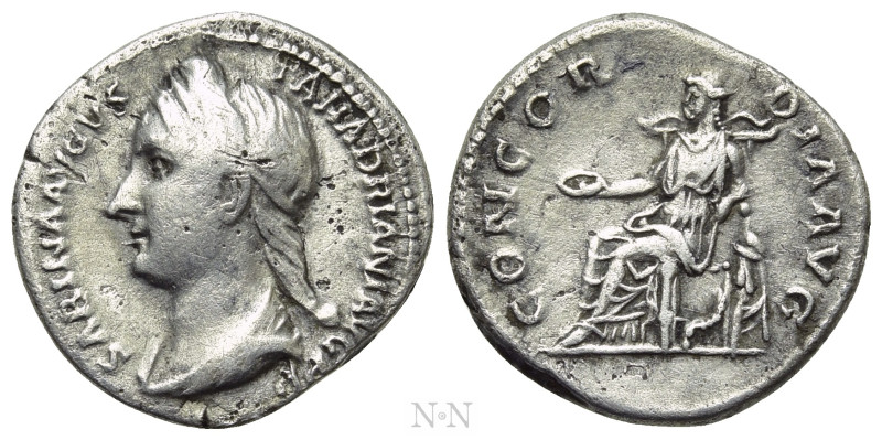 SABINA (Augusta, 128-136/7). Denarius. Rome. 

Obv: SABINA AVGVSTA HADRIANI AV...