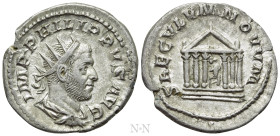 PHILIP I 'THE ARAB' (244-249). Antoninianus. Rome. Saecular Games/1000th Anniversary of Rome issue