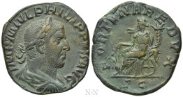 PHILIP I 'THE ARAB' (244–249). Sestertius. Rome
