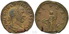 PHILIP I 'THE ARAB' (244-249). Sestertius. Rome