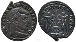 MAXENTIUS (307-312). Follis. Ostia