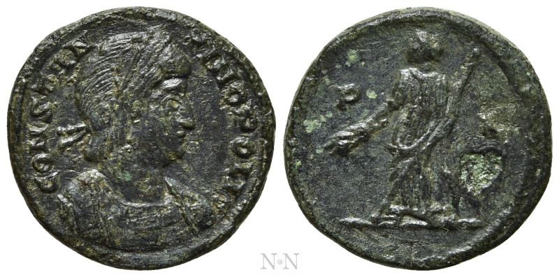 CONSTANTIUS II (337-361). Ae. Rome. Commemorative series. 

Obv: CONSTANTINOPO...