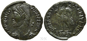 PROCOPIUS (365-366). Follis. Constantinople