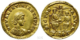 VALENTINIAN II (375-392). GOLD Solidus. Sirmium