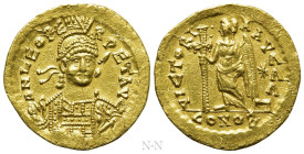 LEO I (457-474). GOLD Solidus. Constantinople