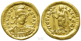 LEO I (457-474). GOLD Solidus. Constantinople