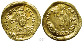 LEO I (457-474). GOLD Solidus. Constantinople